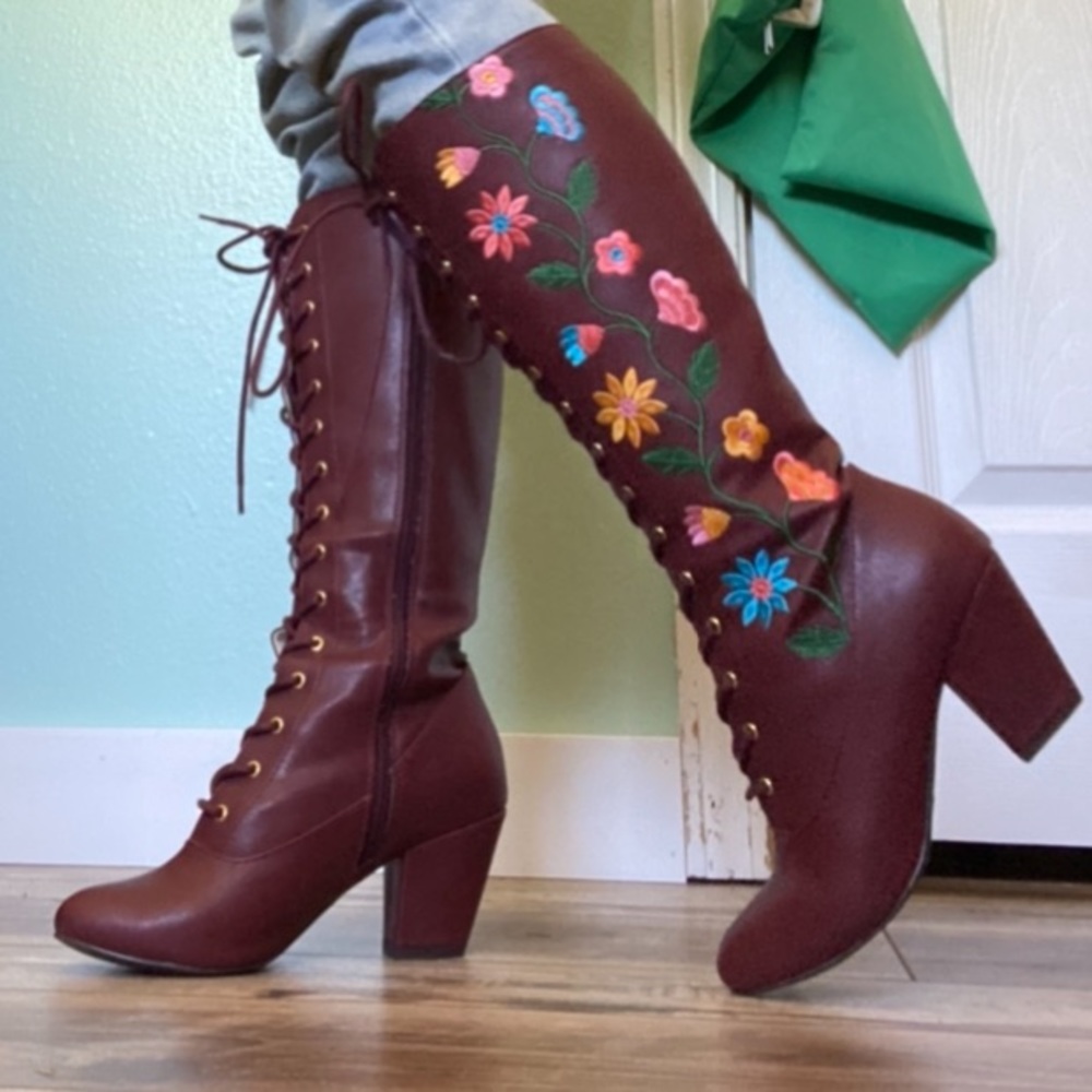 "But Another Innocent Tale" Penny Lane style boots size 6